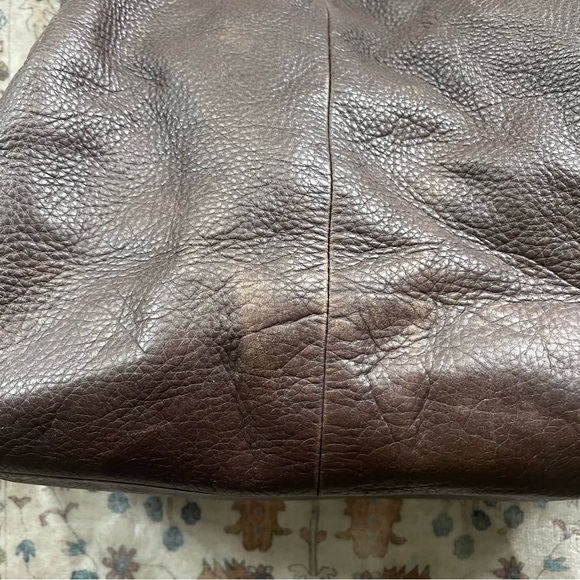 Coach Dark Brown Leather Shoulder Bag - Picture 3 of 11